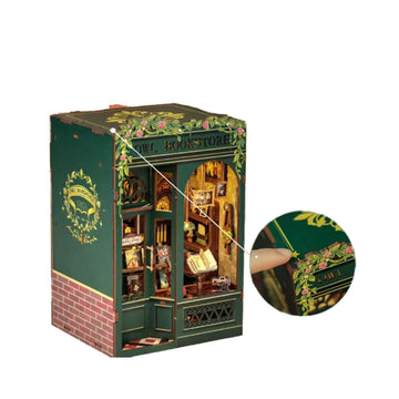 DIY Animals Nature-themed Miniature House 3D Wooden Puzzle Booklet Handcrafted Assembly Educational Toy Birthday Gift Micro