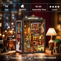 Christmas cabin bookend kit - festive cabin bookend for your bookshelf